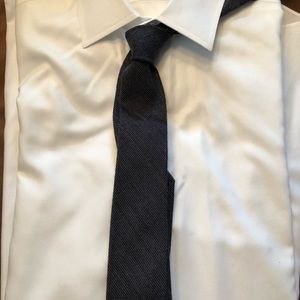 J. Crew Wool/Silk Blend Grey Skinny Necktie